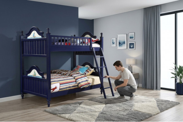 Klassiek stapelbed kinderbed bedden kinderkamer bed hoogslaper.
