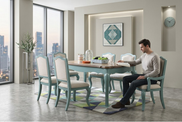 Eettafel Klassieke design houten tafel Eettafel Woonkamer Houten tafel