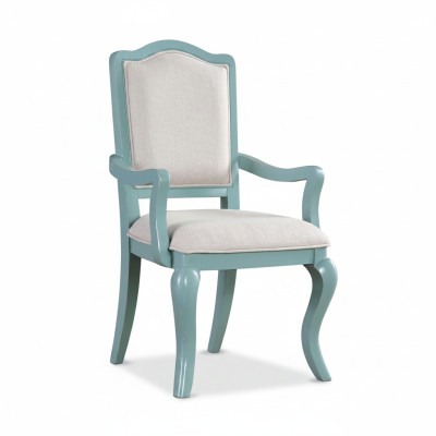 Stoel Blauw Design Woonkamer Eetkamer Houten Stoelen Bekleed met Armleuning Nieuw