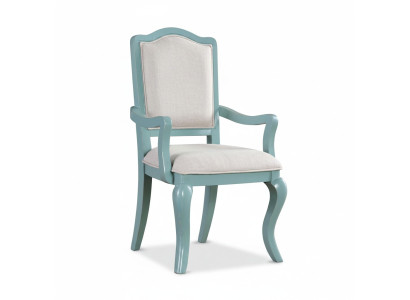 Stoel Blauw Design Woonkamer Eetkamer Houten Stoelen Bekleed met Armleuning Nieuw