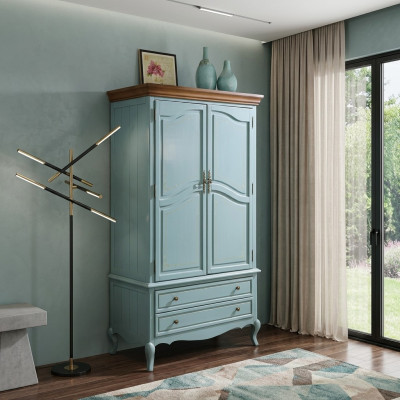 Woonkamer Kast Kledingkast Kasten Stijl Meubels Slaapkamer Landhuis Nieuw  Woonkamer kast Kledingkast Kasten Stijl Meubels Slaapkamer Landgoed Nieuw