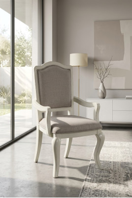 Klassieke stoel landhuis meubels eetkamer stoelen hout gestoffeerde meubels stoffering.