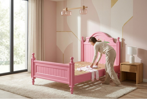 Bedbekleding Design Luxe Dubbele Hotelbedden Slaapkamer Hout 120x200cm Nieuw