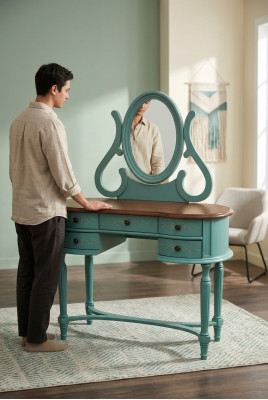 Make-uptafel Klassieke commode Tafels Kaptafel Cosmetica dressoir Secretaris Nieuw
