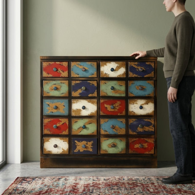 Klassiek dressoir Ladenkast Ladekast kast Apothekerskast