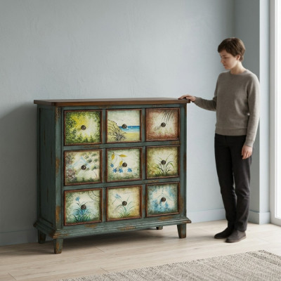 Ontwerp commode commodes hout dressoir moderne dressoir hoge kast