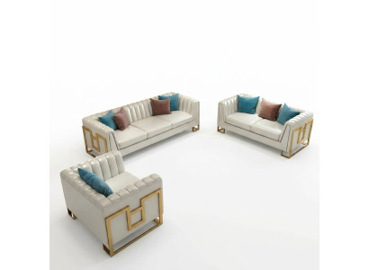 Sofa set 3+2+1 zits woonlandschap bank bank beklede set banken