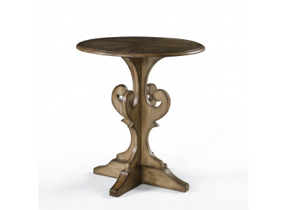 Bank Tafel Hout Bank Rond Bijzet Ontwerp Tafels Landhuis Woonkamer