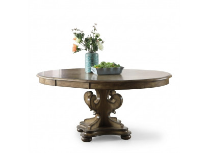 Designer eettafel luxe eetkamertafels gestoffeerde houten tafel Rond meubilair