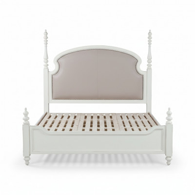 Luxe slaapkamer bed gestoffeerd design 180x200cm hotel tweepersoonsbed textiel nieuw.