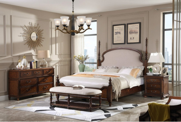 Luxe slaapkamerbed gestoffeerd ontwerp 180x200 cm, dubbele hotelbedden textiel nieuw.