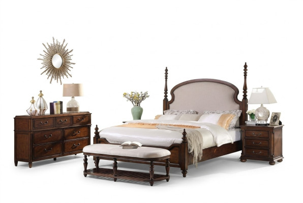 Luxe slaapkamerbed gestoffeerd ontwerp 180x200 cm, dubbele hotelbedden textiel nieuw.