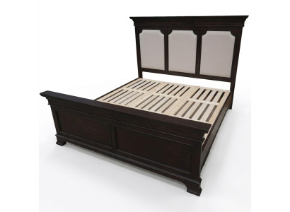 Ontwerp tweepersoonsledikant leren bedden bed hout gestoffeerd slaapkamer huwelijk 180x200