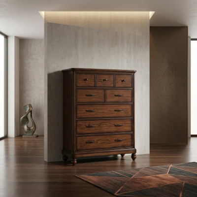 Landhuisstijl meubels hoog dressoir kast ontwerper kasten bruin dressoir nieuw