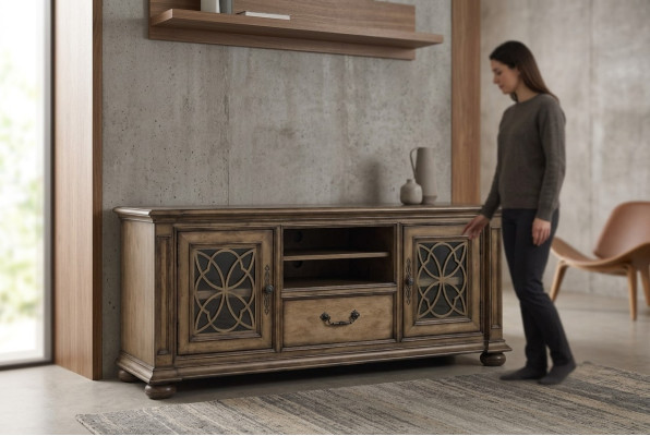 Sideboard Ladenkast Vitrine Woonkamer Hout Buffetkast Kast Nieuw