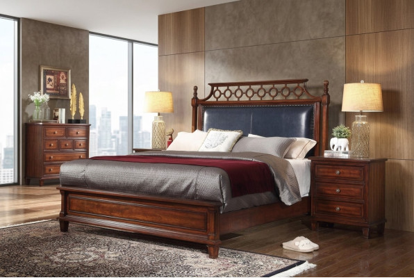 Ontwerper Italiaanse meubels Bed Dubbele Slaapkamer 180x200cm Nieuw Bedden Leer