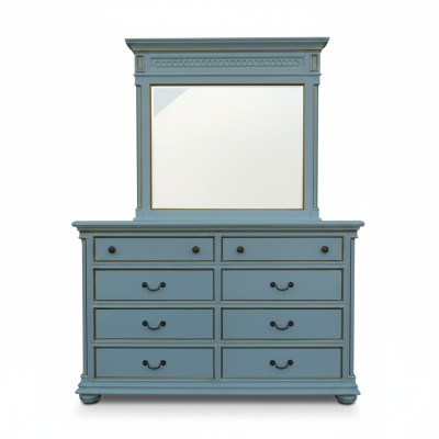 Elegante stijl meubels slaapkamer ladekast kast klassieke dressoir met spiegel