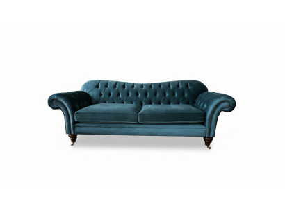Bank Luxe Textiel Chesterfield Bank Sofa's Bekleding Groot 3-Zits Set