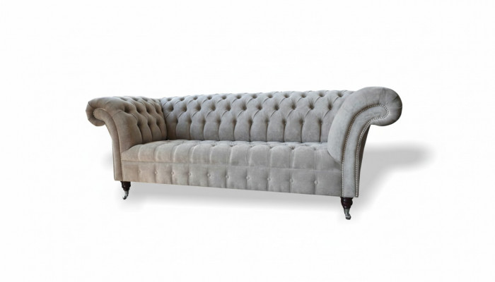 Bankstel 3 Zits Woonlandschap Bankstellen Bekleding Stof Chesterfield