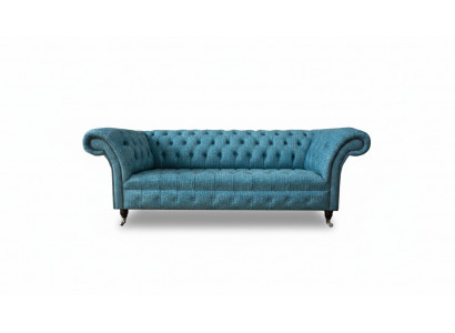 Chesterfield Bank Bank Bekleding 3 Zits Decor Banken Zit Set Sofas