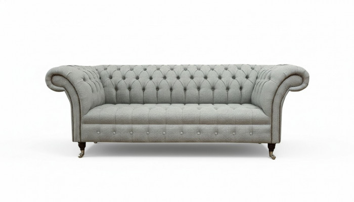 Chesterfield 3-zits designerbank banken bekleden banken stof textiel