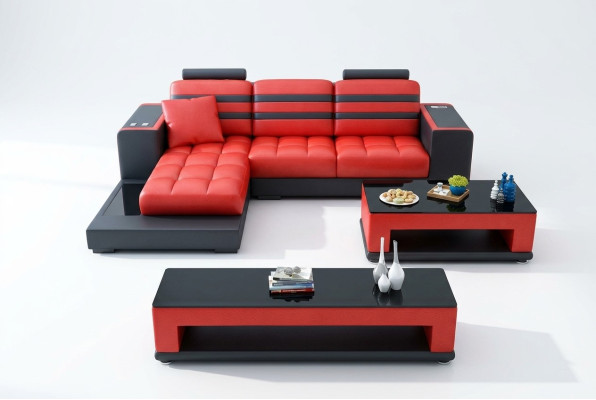 Hoekbank stoffering set woonlandschap L-vorm designer sofa bank hoekbank luxe