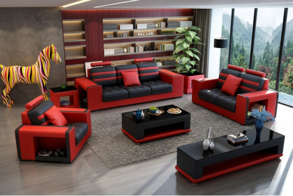 Luxe bankstel 3+2+1 zits woonlandschap bank bankstel bankstellen leer