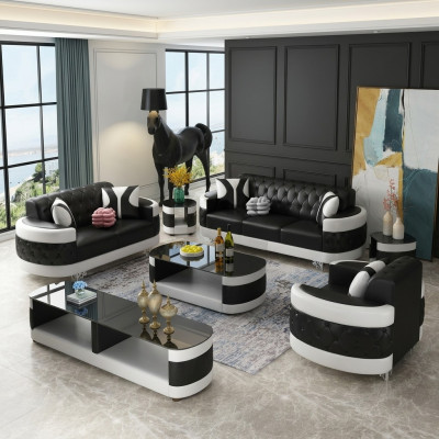 Moderne luxe bankstel 3+2+1 zits set design sofa gestoffeerde banken bank nieuw