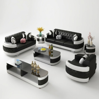 Moderne luxe bankstel 3+2+1 zits set design sofa gestoffeerde banken bank nieuw