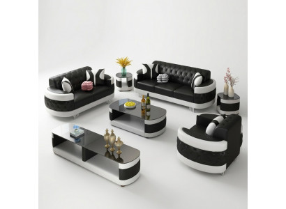 Moderne luxe bankstel 3+2+1 zits set design sofa gestoffeerde banken bank nieuw