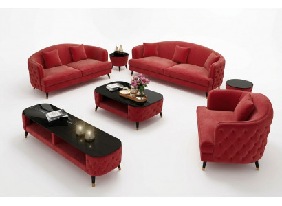 Sofaset 3+2+1 zits salontafel dressoir set ontwerp moderne 7-delig