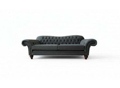 XXL Chesterfield Bank 4-zits Bank Bekleding Zitgroep Leer Textiel  XXL Chesterfield Bank 4-zits Bank Bekleding Zitgroep Leer Textiel