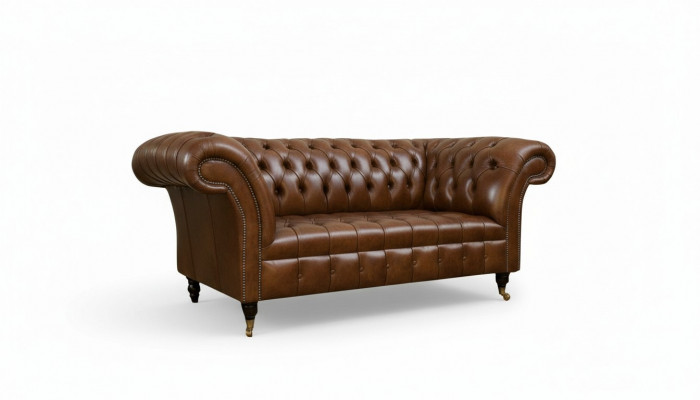 Chesterfield bank 2-zits bekleding designerbanken banken set #325 nieuw.
