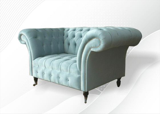 Chesterfield fauteuil ontwerp bekleding sofa bank banken sofa's textiel meubels nieuw