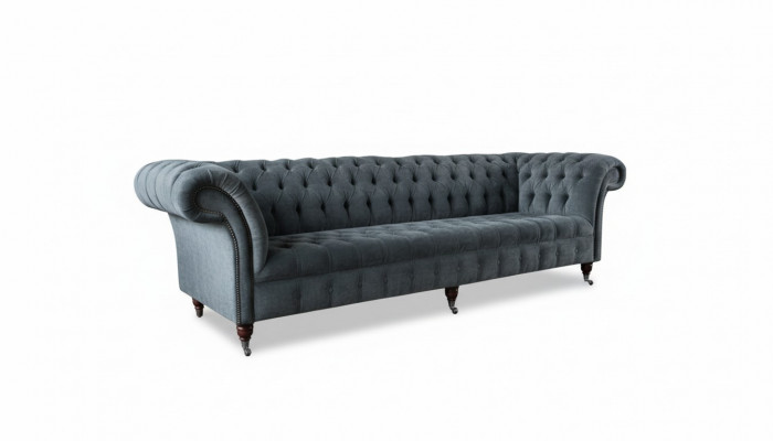 Chesterfield Leren Bekleding Luxe Bank Design Bank Klassiek Decor Bank