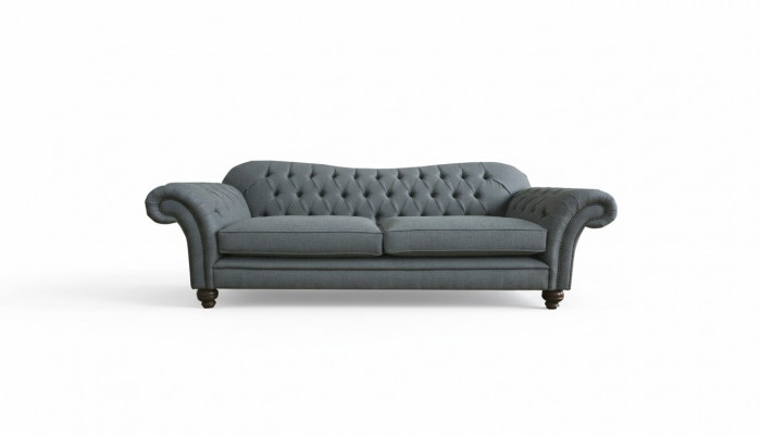 Grote Chesterfield gestoffeerde bankstellen Design Luxe bank 4 zits Textiel Bankstellen
