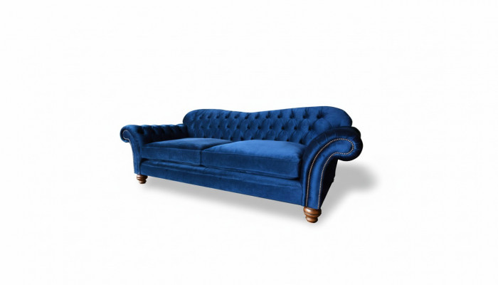 xxl Grote Bank Chesterfield 240cm Beklede Bank 4-Zits Leer
