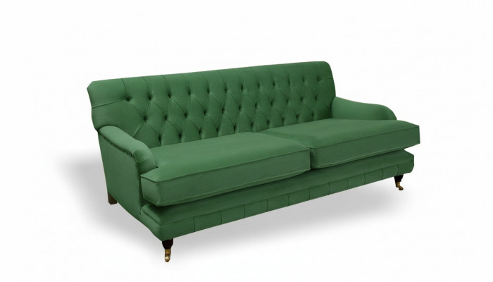 Chesterfield Designermeubels Hoogwaardige driepersoonsbank Gestoffeerd stof