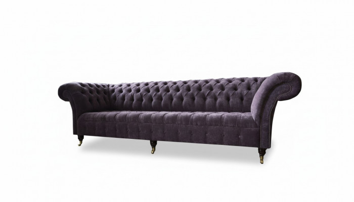 Bank Bankstel 4-zits Design Bekleding Modern Stof Chesterfield Bankstellen Nieuw