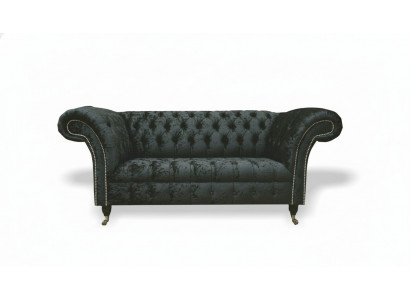 Chesterfield Velvet Clubbank Bekleding 2-zits Ontwerp Textiel Banken Banken