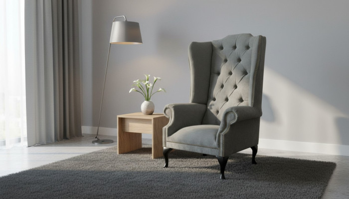 Chesterfield oorfauteuil gestoffeerde sofa's klassieke stoel van premiumklasse nieuw