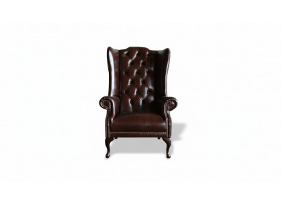 Chesterfield oorfauteuil gestoffeerde sofa's antieke stijl fauteuil stoel klassieke meubels