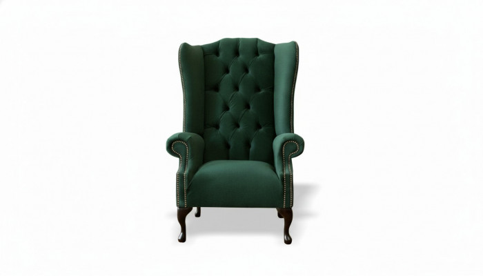 Oorfauteuil Fauteuil Fluweel Design Bekleding Sofa Chesterfield Textiel Meubels jvmoebel ®