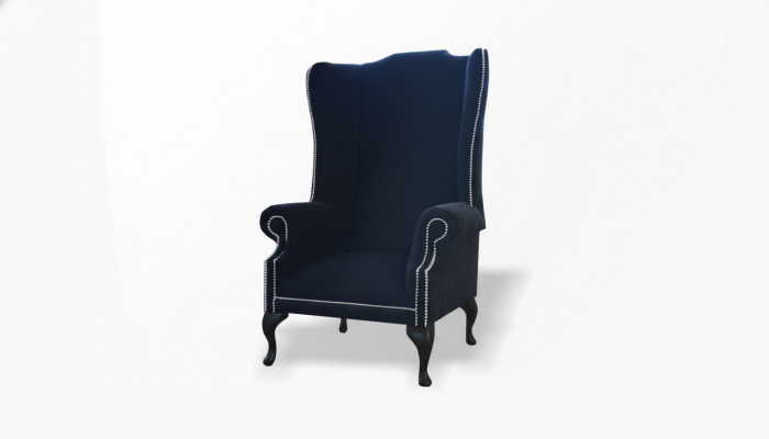 Sessel Design Bank Chesterfield Textiel Lounge Club Bekleding Zitplaats Luxe 1-zits