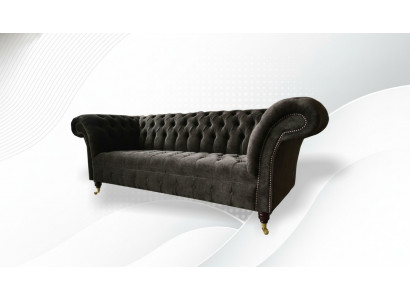Chesterfield Original meubels 3-zitsbank gestoffeerde banken banken stoffen bank nieuw