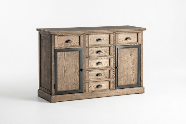Console bruin houten tafel met lade plank bijzettafel dressoir meubels