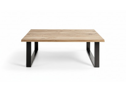 Ontwerper salontafel glazen tafel bank bestel tafels bruin hout loft meubels