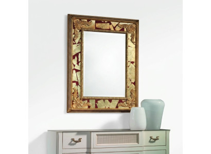 Klassieke designer spiegel muurspiegel barok rococo 93x153cm houten frame nieuw
