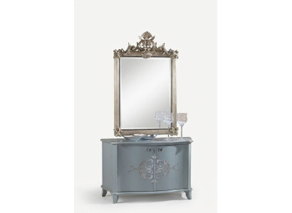 Ontwerper Modern Grote Spiegel Wandspiegel echt Houten Frame Hangspiegel Luxe Meubels