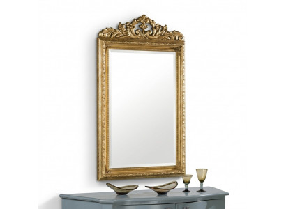 Glas Frame Wall Classic Wall Mirror Wooden Frame Mirror Furniture New 133x81cm